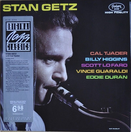 Stan Getz With Cal Tjader - Stan Getz With Cal Tjader (1987, US, Vinyl)