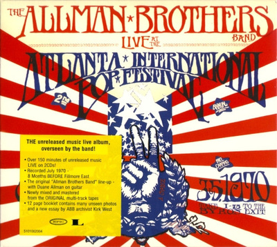 Allman Brothers Band, The - Live At The Atlanta International Pop Festival July 3 & 5, 1970 (2003, Europe, CD)