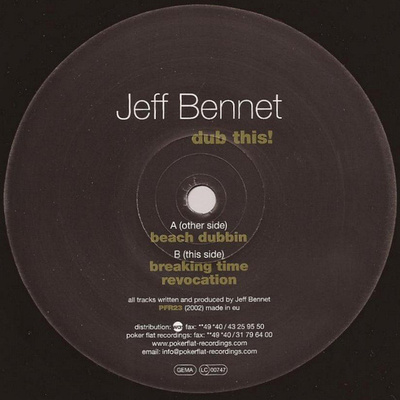 Jeff Bennett - Dub This! (2002, Germany, Vinyl)