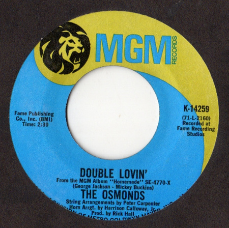 Osmonds, The - Double Lovin' (1971, US, Vinyl)