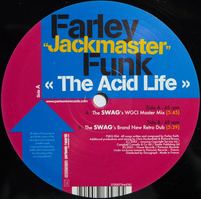 Farley "Jackmaster" Funk - The Acid Life (2004, France, Vinyl)