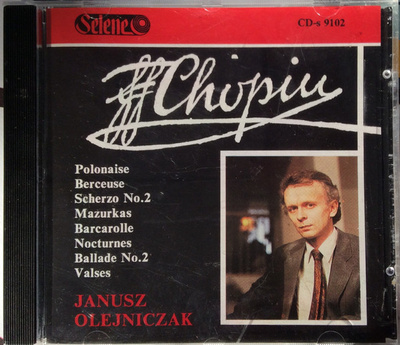 Janusz Olejniczak - Chopin: Piano Recital (1991, Poland, CD)