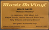 Miles Davis - Miles In The Sky (2019, Europe, Vinyl)