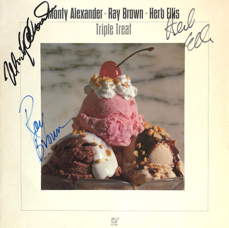 Monty Alexander ▪ Ray Brown ▪ Herb Ellis - Triple Treat (1982, Germany, Vinyl)