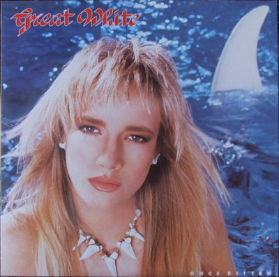Great White - Once Bitten (1987, Europe, Vinyl)