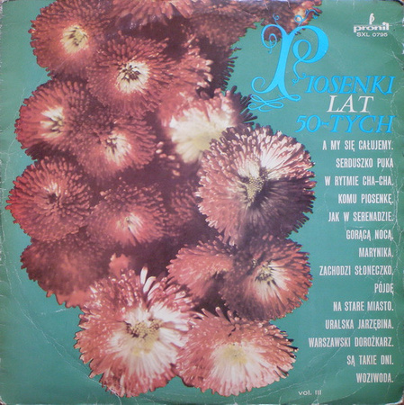 Various - Piosenki Lat 50-Tych Vol. III (1971, Poland, Vinyl)