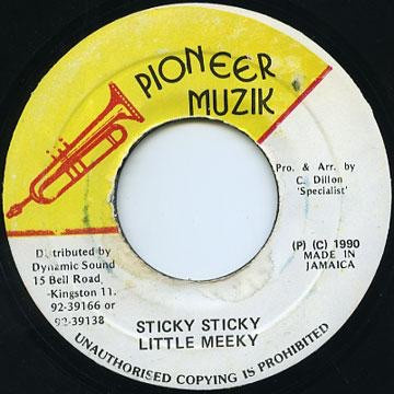 Little Meeky - Sticky Sticky (1990, Jamaica, Vinyl)