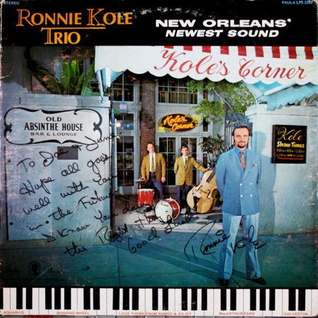 Ronnie Kole Trio - New Orleans Newest Sound (1970, US, Vinyl)