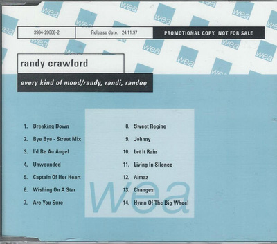 Randy Crawford - Every Kind Of Mood/Randy, Randi, Randee (1997, Europe, CD)