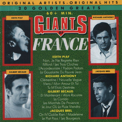 Various - The Giants Of France (1988, Europe, CD)