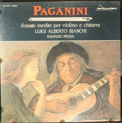 Niccolò Paganini, Luigi Alberto Bianchi, Maurizio Preda - Sonate Inedite Per Violino E Chitarra (0, Italy, Vinyl)