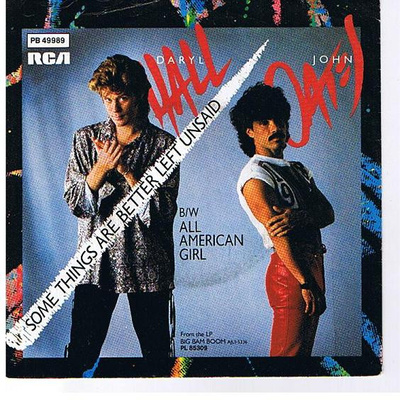 Daryl Hall & John Oates - Some Things Are Better Left Unsaid (1985, Germany, Vinyl)