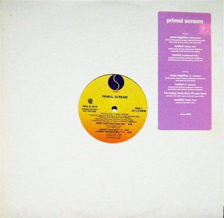 Primal Scream - Come Together (1990, US, Vinyl)