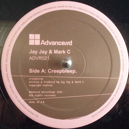Jay Jay & Mark C - Creep Bleep / Future Music (2006, UK, Vinyl)