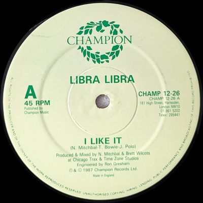 Libra Libra - I Like It (1987, UK, Vinyl)