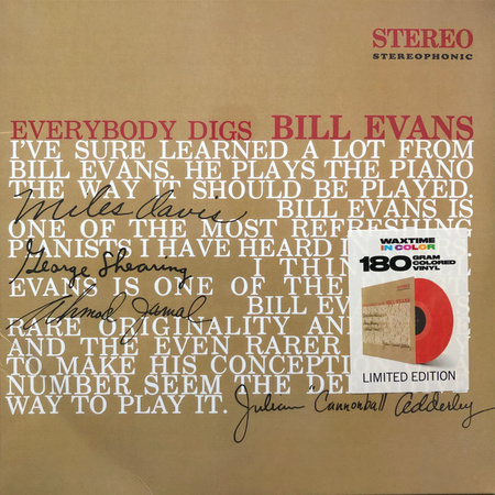 Bill Evans - Everybody Digs Bill Evans (2018, Europe, Vinyl)