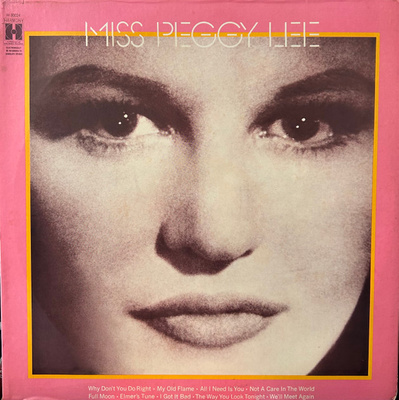 Peggy Lee - Miss Peggy Lee (0, US, Vinyl)