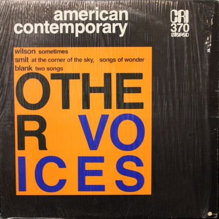 Olly Wilson, Leo Smit, Allan Blank - Other Voices (1977, US, Vinyl)
