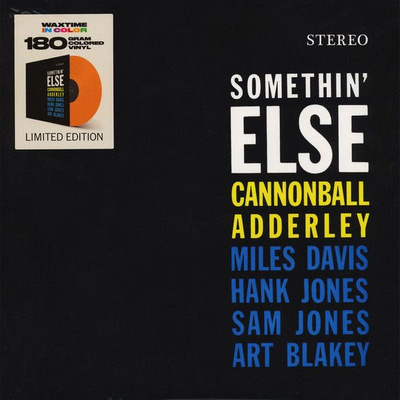 Cannonball Adderley, Miles Davis, Hank Jones, Sam Jones, Art Blakey - Somethin' Else (2018, Europe, Vinyl)