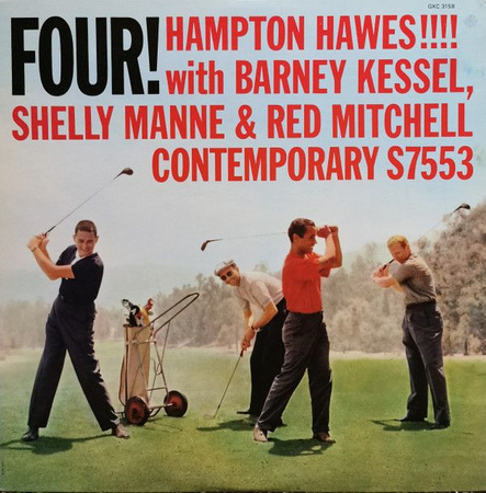 Hampton Hawes !!!! With Barney Kessel , Shelly Manne & Red Mitchell - Four! (Vinyl)