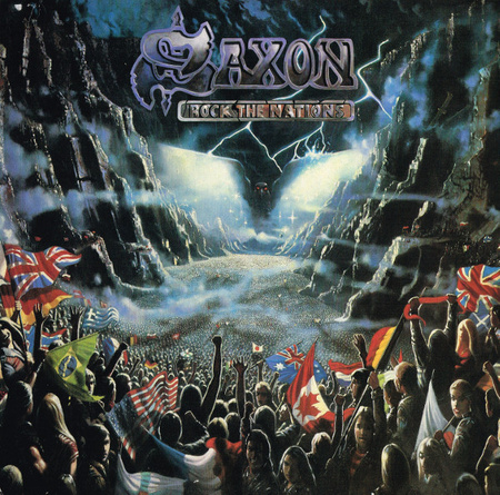 Saxon - Rock The Nations (1986, Europe, Vinyl)