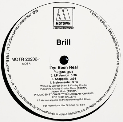 Brill - I've Been Real / Keep It Real W/ Brill (2000, US, Vinyl)
