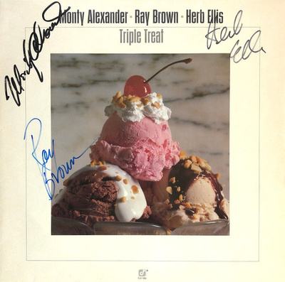 Monty Alexander ▪ Ray Brown ▪ Herb Ellis - Triple Treat (1982, Germany, Vinyl)