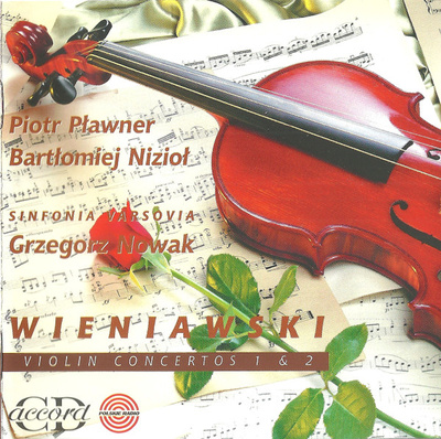 Henryk Wieniawski / Piotr Pławner, Bartłomiej Nizioł, Sinfonia Varsovia, Grzegorz Nowak - Violin Concertos 1 & 2 (1996, Poland, CD)
