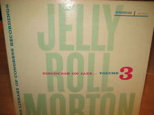 Jelly Roll Morton - The Library Of Congress Recordings Volume 3: Discourse On Jazz (1955, US, Vinyl)