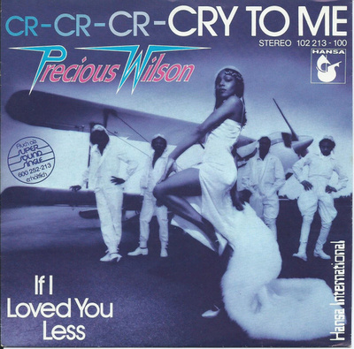 Precious Wilson - Cr-Cr-Cr-Cry To Me (1980, Germany, Vinyl)