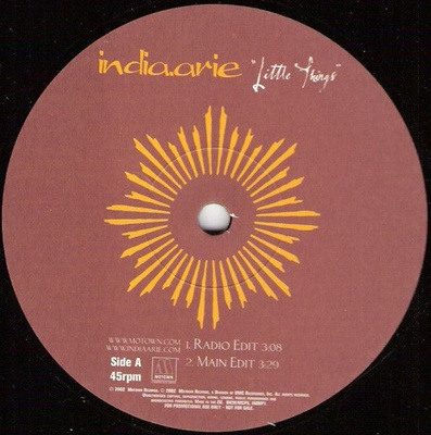 India.Arie - Little Things (2002, Europe, Vinyl)