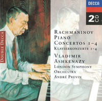 Sergei Vasilyevich Rachmaninoff - Vladimir Ashkenazy, London Symphony Orchestra, André Previn - Piano Concertos 1-4 (1995, Europe, CD)