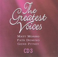 Various - The Greatest Voices - Original Hit Recordings CD 3 (1996, Netherlands, CD)
