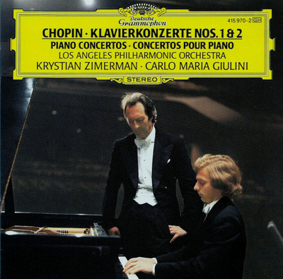 Frédéric Chopin, Los Angeles Philharmonic Orchestra, Krystian Zimerman • Carlo Maria Giulini - Klavierkonzerte Nos. 1 & 2 (Piano Concertos = Concertos Pour Piano) (1986, Europe, CD)