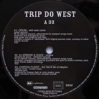 Various - Trip Do West (An Electronic Adventure In The Wild Wild West) (2003, France, Vinyl)