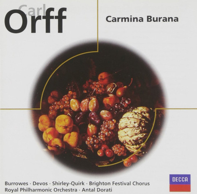 Carl Orff, Norma Burrowes, Louis Devos, John Shirley-Quirk, Brighton Festival Chorus, Royal Philharmonic Orchestra, Antal Dorati - Carmina Burana (2001, US, CD)