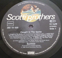 Survivor - Caught In The Game (1983, Germany, Vinyl)