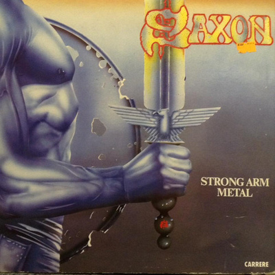 Saxon - Strong Arm Metal - Saxon's Greatest Hits (1984, Germany, Vinyl)