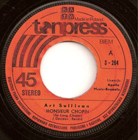 Art Sullivan - Monsieur Chopin (So Long Chopin) / Fan Fan Fan (1980, Poland, Vinyl)