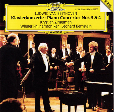 Ludwig van Beethoven, Krystian Zimerman, Wiener Philharmoniker, Leonard Bernstein - Klavierkonzerte = Piano Concertos Nos. 3 & 4 (0, Europe, CD)