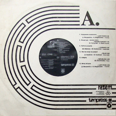 Various - TOP '83 "Klub Razem" (1983, Poland, Vinyl)