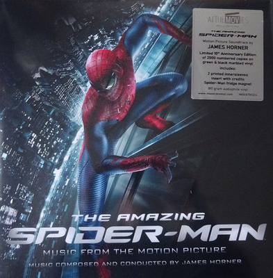 James Horner - The Amazing Spider-Man (Music From The Motion Picture) (2022, Green And Black Marbled