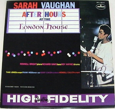 Sarah Vaughan - After Hours At The London House (1977, Japan, Vinyl)