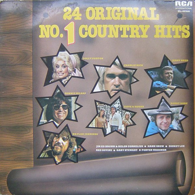 Various - 24 Original No. 1 Country Hits (1978, Netherlands, Vinyl)