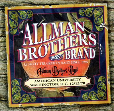 Allman Brothers Band, The - American University Washington, D.C. 12/13/70 (2005, UK, CD)